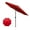 Red, variant on Outdoor Patio Umbrella with NO Push Button Tilt and Crank, Table Umbrellas 8 Sturdy Sun Umbrella Replacement Cloth 118 Inch Diameter With 8 Bones Ribs Waterproof for Pool,Market,Terrace,Beach