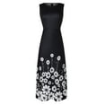 thumbnail image 3 of Ketyyh-chn99 Robes de Printemps pour Femmes 2024 Robe d'Été Grande Taille Robe Extensible Robe Décontractée Mini Robe Ample Confortable à Rayures Manches Longues Longue Robe Noir,2TG, 3 of 5