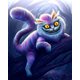 thumbnail image 1 of Disney 5d Diy diamond painting Mysterious Candy Cat Smiley Kiss,full,square,round diamond embroidery Rhinestone child Gift,square 45x60cm Gao Jinjia LED, 1 of 2