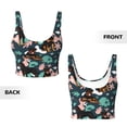 thumbnail image 6 of Goofa Rottweiler Printed Sports Bras for Women, High Impact Running Bra Workout Crop Tank Tops Longline Sports Bra Push up-Small, 6 of 9