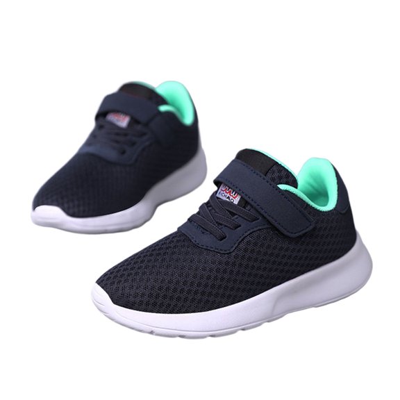 Kcolen Girls Shoes,Girls Sneakers Size 10,Girls Breathable Mesh Sports Sneakers for Kids Lightweight Comfortable Walking Running Casual Outdoor Play Easy Fit Hook Loop Closure