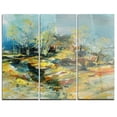 thumbnail image 1 of Design Art Abstract Landscape Multipanel Abstract Metal Wall Art, 1 of 1