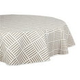 thumbnail image 2 of STONE GRID VINYL TABLECLOTH 70 ROUND, 2 of 4