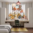 thumbnail image 6 of Curtains 84 Inches Long 2 Panels, Yellow Gnomes Pumpkins Grommets Window Treatment Curtain, Watercolor Country Botanical Thermal Curtains Drapes for Living Room/Bathroom, 6 of 9