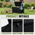 thumbnail image 2 of Homall 150 Gallon Resin Deck Box, Outdoor Lockable Storage Box, Waterproof and UV Resistant for Patio, 2 of 7
