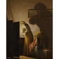 thumbnail image 2 of Pehr Hilleström 15x18 Black Ornate Wood Framed Double Matted Museum Art Print Titled - A Woman Picking Fleas by Candlelight, 2 of 5