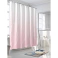thumbnail image 3 of Shower Curtain Ombre Pink Stripes Bathroom Curtains with Hooks, Waterproof Fabric Striped Lines Waves Bath Shower Curtains Set for Bathroom Bathtubs Decor 72x72 Inch, 3 of 8