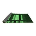 thumbnail image 2 of Ahgly Company Indoor Square Abstract Emerald Green Contemporary Area Rugs, 7' Square, 2 of 4