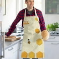 thumbnail image 2 of Dsscvnef Festival Printed Linen Sleeveless Apron Kitchen Oil and Stain Sleeveless Cover Kitchen Apron Men Apron Cooking Aprons for Men Kitchen by Dozen, 2 of 9