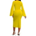 thumbnail image 5 of Women Sexy Dress Bodycon Work Dress Elegant Pencil Dress, 5 of 11