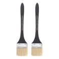 thumbnail image 1 of Unique Bargains 2' Width Small Paint Brush Natural Bristle with Wood Handle Painting Tool, White 2 Packs, 1 of 5
