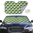 thumbnail image 2 of Haiem Cute Broccoli Car Windshield Sun Shade - Blocks UV Rays Sun Visor Protector, Sunshade to Keep Your Vehicle Cool, Universal Fit SUV Van Sedan-Medium, 2 of 7