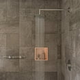 thumbnail image 3 of ALFI brand ABNP1212-BC 12" x 12" Brushed Copper PVD Stainless Steel Square Single Shelf Shower Niche, 3 of 8