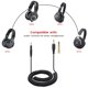 thumbnail image 2 of Cable auxiliar enrollado de repuesto para auriculares Audio Technica, 2 of 7