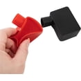 thumbnail image 2 of HUGFEGWE 2PCS Car Battery Pole Cover, PVC Rubber Battery Pole Cover Battery Terminal Cover Positive and Negative Terminal Cover Insulation Protective Cap Battery Terminal Insulating CJ25311-3427, 2 of 4