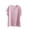 #0257-Pink, variant on Favoffer Womens Summer Short Sleeve V Neck T Shirt Solid Color Cotton Linen Blend Top Loose Fit Casual Pullover Tee Lightweight Breathable Blouse for Hot Summer Days