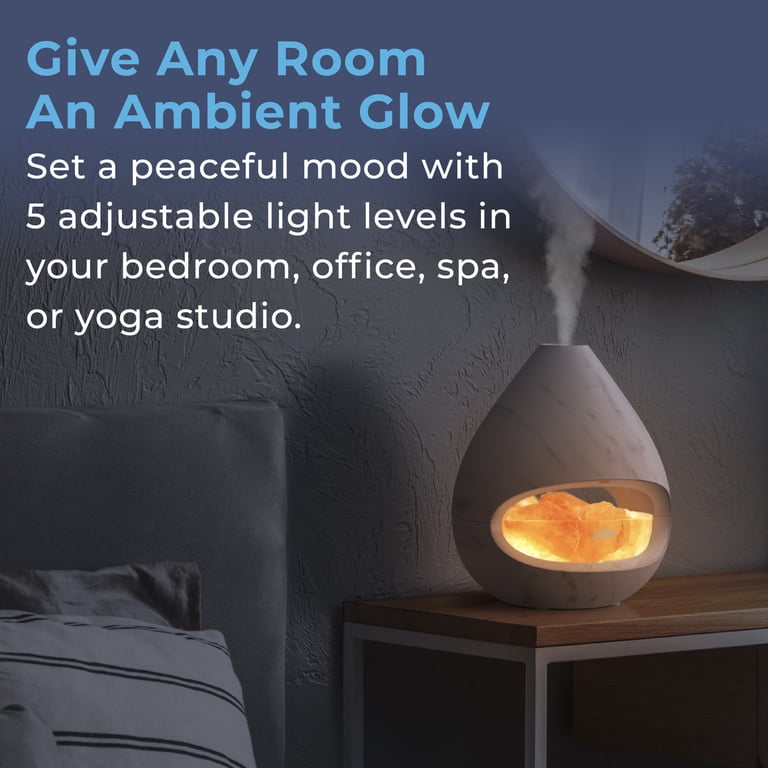 Pure Enrichment PureGlow Crystal Himalayan Salt Lamp & Diffuser photo 5