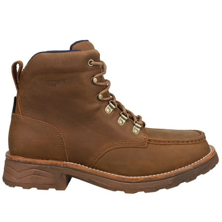 

Tony Lama Mens Conductor 6 Inch Electrical Hazard Composite Toe Work Safety Shoes Casual