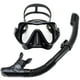 thumbnail image 2 of JoyMaySun Snorkel profesional Máscara de buceo y Snorkels Gafas Gafas Buceo Natación Easy Breath Tube Set Snorkel Mask Tan Jianjun unisex, 2 of 2