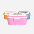 thumbnail image 3 of Mini Electric Car Heat Insulation Thermo Lunch Box Charging Hot Rice Cooker Multi Functional Plug Plastic Box Seal Cutlery, 3 of 7