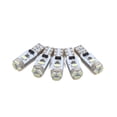 thumbnail image 1 of 5pzas 12V T5 Bombillas LED Azul Frío 5-SMD-1206 Luces para Tablero de Instrumentos del Vehículo, 1 of 1