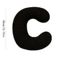 thumbnail image 3 of Leodye 1 PCS 26 Letter Pillows Cute Soft Letter Decorative Pillows English Alphabet Throw Pillows Cushion for Living Room Sofa Couch Bed Car Decoration-15.74IN, 3 of 3