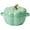 Green, variant on kjfeif 2PCS Oven Pumpkin Bowls Ceramic Pumpkin Pots for Cooking Pumpkin Dutch Oven Pot with Lid Mini Pumpkin Soup Bowls for Home Thanksgiving Hallo-ween Party,Orange