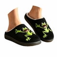 thumbnail image 2 of Frog Women Men Memory Foam Fuzzy Slippers Warm Indoor Outdoor House Shoes, 2 of 9