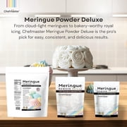 Chefmaster Meringue Powder Deluxe, Professional-Grade Egg White Substitute for Meringue Cookies, Pie Filling, Royal Icing, Non-GMO, Easy-to-Use, 8 oz