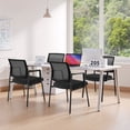 thumbnail image 7 of Beddle Executive Office Guest Chair Set of 2, Desk Chair with Lumbar Support and Padded Armrest, Perfect for Conference Rooms, Reception Areas, and Waiting Rooms, Black, 7 of 7
