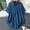 Blue, variant on Baggy Blouse House Lounge Tshirt for Women‘’s Summer Fashion Casual Solid Short Sleeve Turndow Collar Button Pocket Blouse Top Green 3X