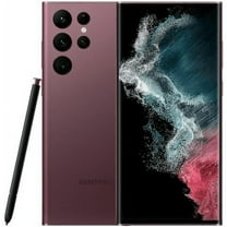 Restored Samsung Galaxy S22 Ultra Unlocked 512GB Burgundy Good Condition