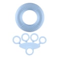 thumbnail image 2 of 2xFortalecedor De Agarre Manual De Silicona Para Fortalecer Los Músculos Músicos 2 En 1 Azul Claro, 2 of 8