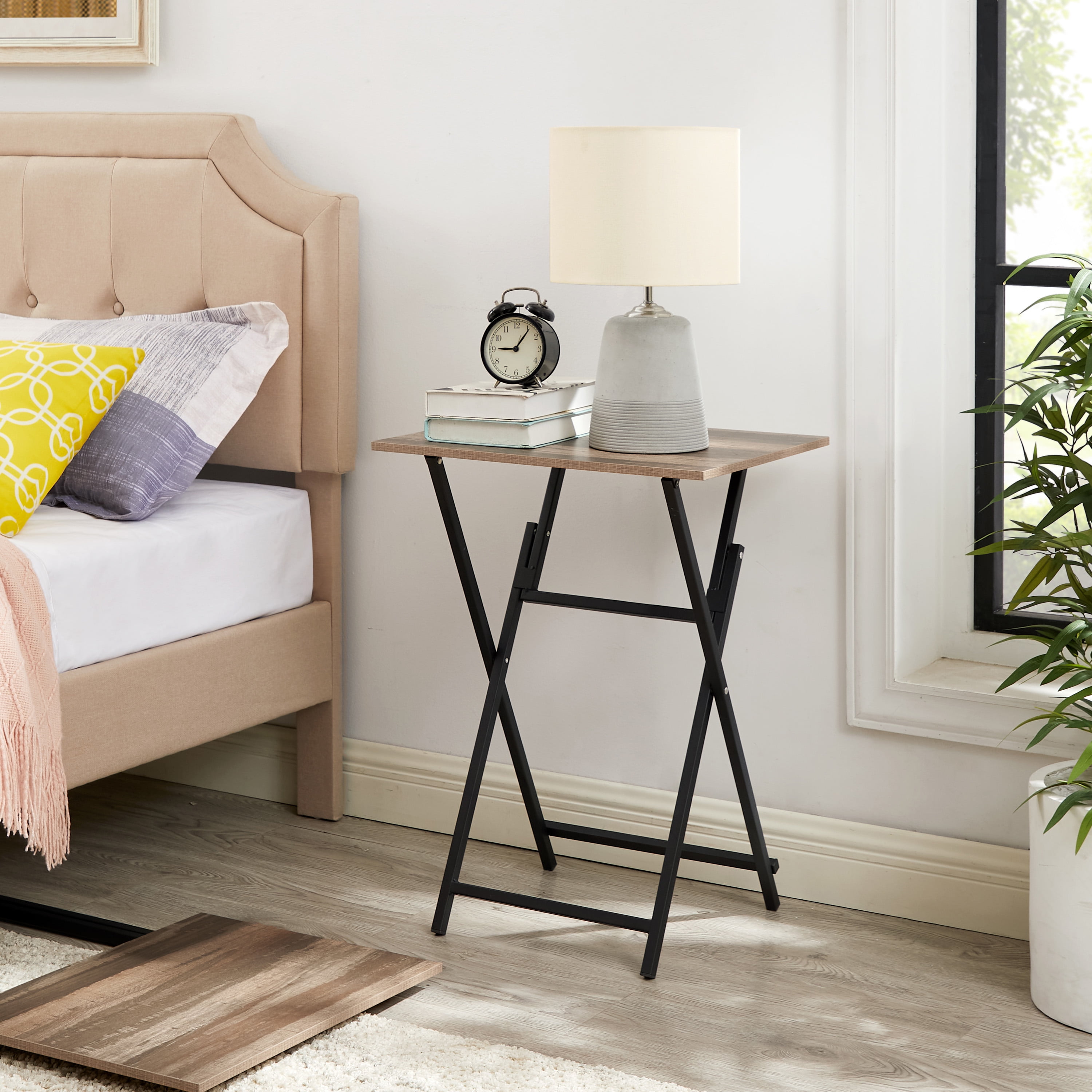 Folding tv table b&m discount