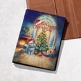 thumbnail image 5 of Merry Christmas British Shorthair Santa Hat Xmas Tree Winter Holiday Travel Passport Wallet Cat Lover Kitten Owner Gifts PU Leather Passport Holder Cover - 01013, 5 of 5