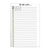 Magnolia Registers To Do List Notepad - 50 Sheets (5.5 x 8.5) to-Dos Tear Off Notepad, Planning Memo Pad, Planner Checklist Organizer - Made in the USA