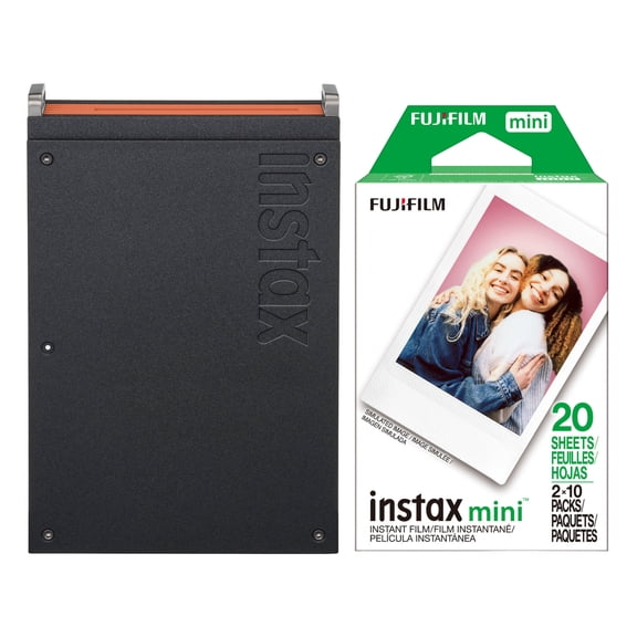 Fujifilm Instax Mini Link  Smartphone Printer and Twin Film Pack (20 Exposures) Bundle