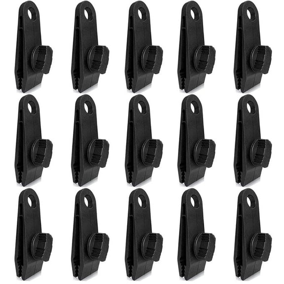 Ddluck Heavy Duty Tarp Clips, Lock Grip Clamps for Outdoor Camping