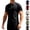 Black, variant on Men's Classic Fit Polo Shirt Short Sleeve Dual Tipped Collar Tee Casual Stylish Basic Performance Shirts, Black XL