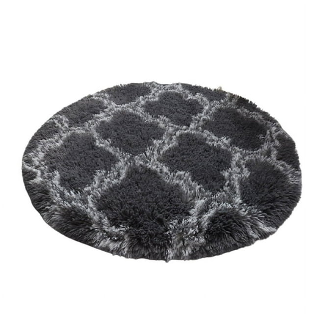 MesaSe 1 Pc Simple Carpet 60cm Diameter Non-Slip Area Rug Rugs Floor Carpet For Entryway Bedrooms Small Rainbow