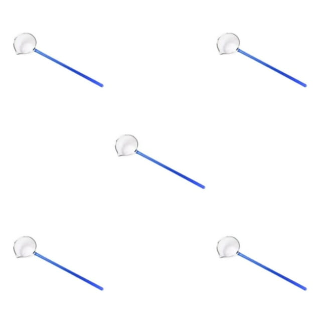 Guardoinrt Ladle Spoon for Cooking Sauces and Gravy in Restaurants Blue 252x62mm 5Set