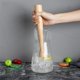 thumbnail image 5 of Juego de rompehielos y bolsa de lona con herramientas de barra de madera: fácil de preparar cócteles y rompehielos de 9,84 pulgadas, 5 of 5
