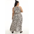 thumbnail image 2 of June & Vie Women's Plus Size Pull-On Flowy Maxi Skirt, 2 of 3