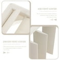 thumbnail image 3 of YOSADIER Plastic Dryer Vent Cover White with Shutter Design for Maximum Airflow Venting, 3 of 5