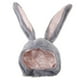 thumbnail image 4 of Sombrero de disfraz de fiesta de peluche divertido con orejas largas gris, 4 of 9