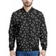 thumbnail image 4 of Chaqueta con estampado de estrella de cinco puntas para hombre y mujer, colorida chaqueta de manga larga con estampado 3D, chaquetas informales con cremallera para primavera y otoño, 4 of 5
