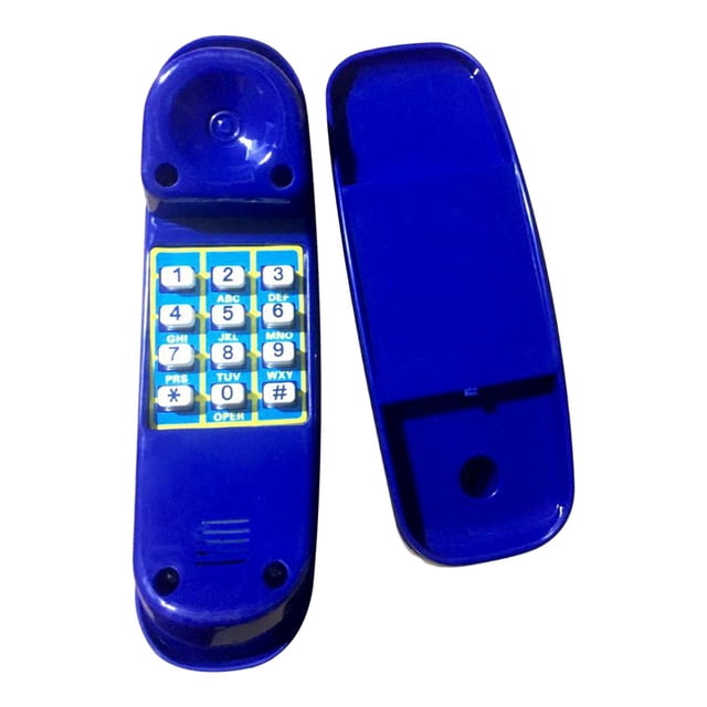 HILABEE Childrens Playhouse Toy Telephone Included Mounting Hardware Swing Set Accessory Blue