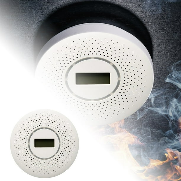 Detector fotoeléctrico avanzado Alarma de incendios con batería de 10 años y función de prueba inteligente para mejorar la seguridad del hogar