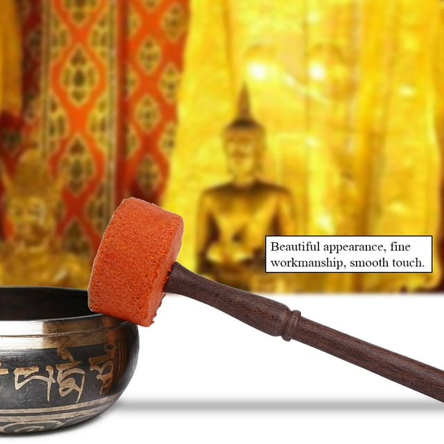 Mazo de madera para cantar mazo palo de madera dura hecho a mano para cuenco de canto de budismo tibetano ANGGREK Otros