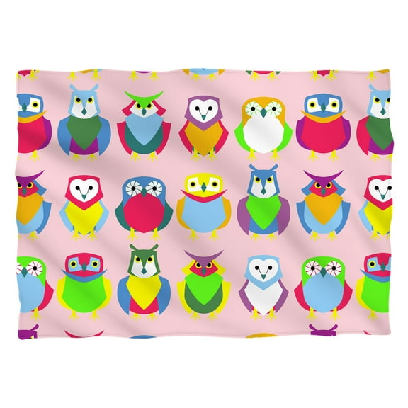Owls (Front Back Print) Pillow Case